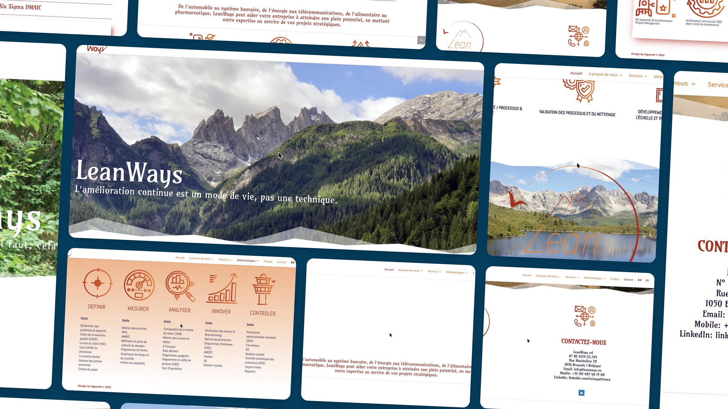 LeanWays — preview of the site built by Gigaweb